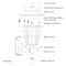 Vaxcel York Textured Pewter Motion Sensor Dusk to Dawn Traditional Outdoor Wall Light with Clear Glass T0678 - alternate 5